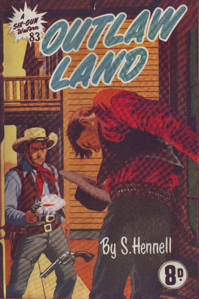A Six-Gun Western (Calvert, 1952? series) #83 — Outlaw Land ([November 1952?])