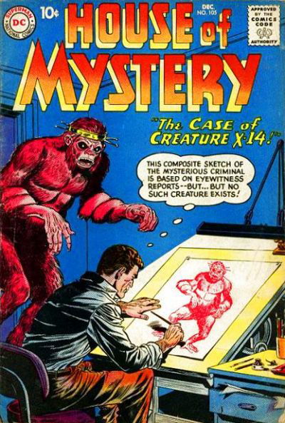 House of Mystery (DC, 1951 series) #105 December 1960