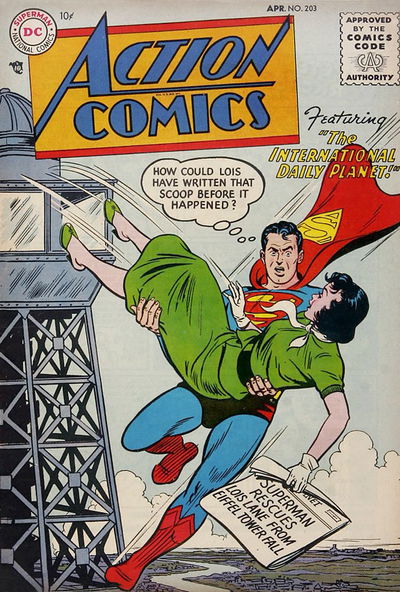 Action Comics (DC, 1938 series) #203 April 1955