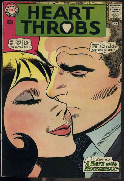 Heart Throbs (DC, 1957 series) #93 December 1964-January 1965