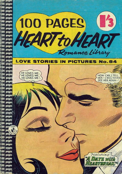 Heart to Heart Romance Library (Colour Comics, 1958 series) #84 [May 1965?]