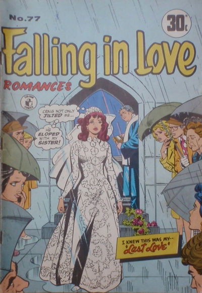 Falling in Love Romances (Colour Comics, 1958 series) #77 [June 1973?]