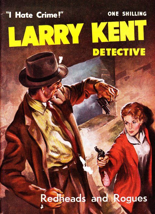 Larry Kent Detective (Cleveland, 1954 series) #108 — Redheads and Rogues ([April 1963?])