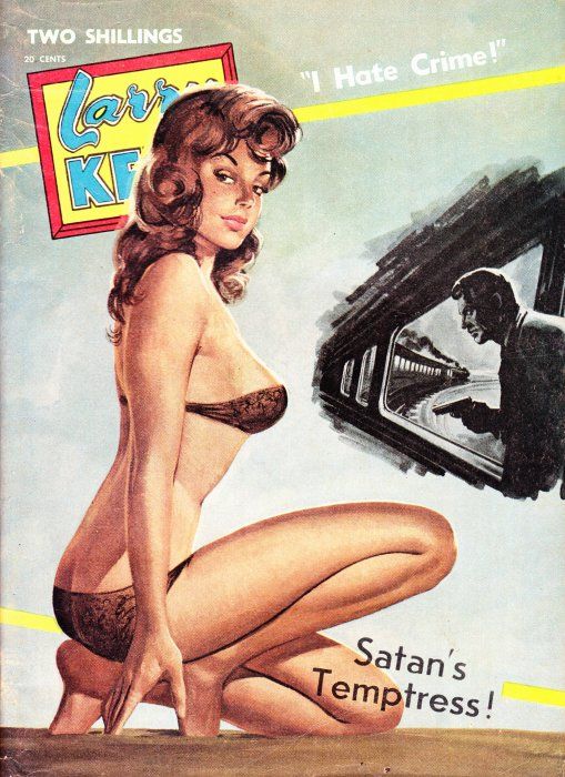 Larry Kent (Cleveland, 1954? series) #624 — Satan’s Temptress! ([October 1965?])