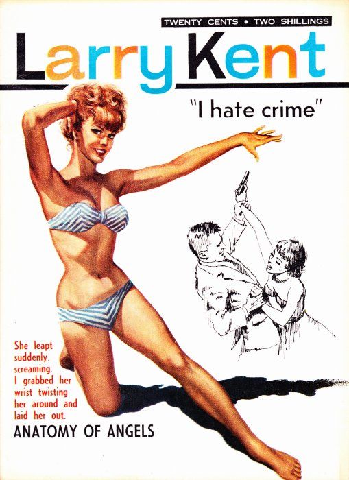 Larry Kent (Cleveland, 1954? series) #636 — Anatomy of Angels ([September 1966?])