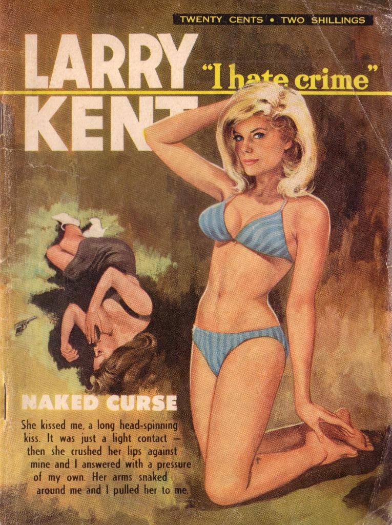 Larry Kent (Cleveland, 1954? series) #640 — Naked Curse ([November 1966?])