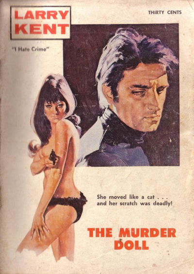 Larry Kent (Cleveland, 1954? series) #712 — The Murder Doll [November 1969?]