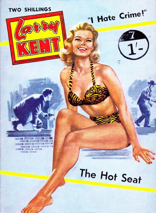 Larry Kent (Cleveland, 1954? series) #573 — The Hot Seat ([July 1961?])