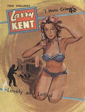 Larry Kent (Cleveland, 1954? series) #577 — Lovely and Lethal ([November 1961?])