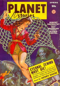 Planet Stories (Fiction House, 1939 series)  v4#2 (Spring 1949) — No title recorded