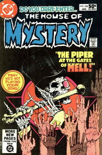 House of Mystery (DC, 1951 series)  #288 (January 1981) — The Piper at the Gates of Hell!