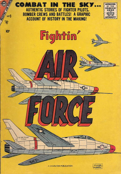 Fightin' Air Force (Charlton, 1956 series) #9 November 1957