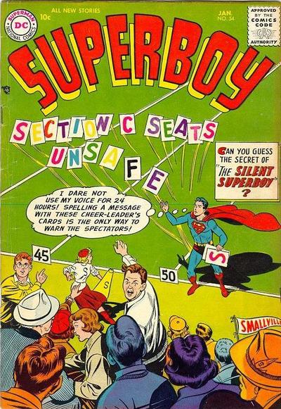 Superboy (DC, 1949 series) #54 (January 1957)