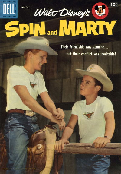 Four Color (Dell, 1942 series) #767 — Walt Disney's Spin and Marty February 1957