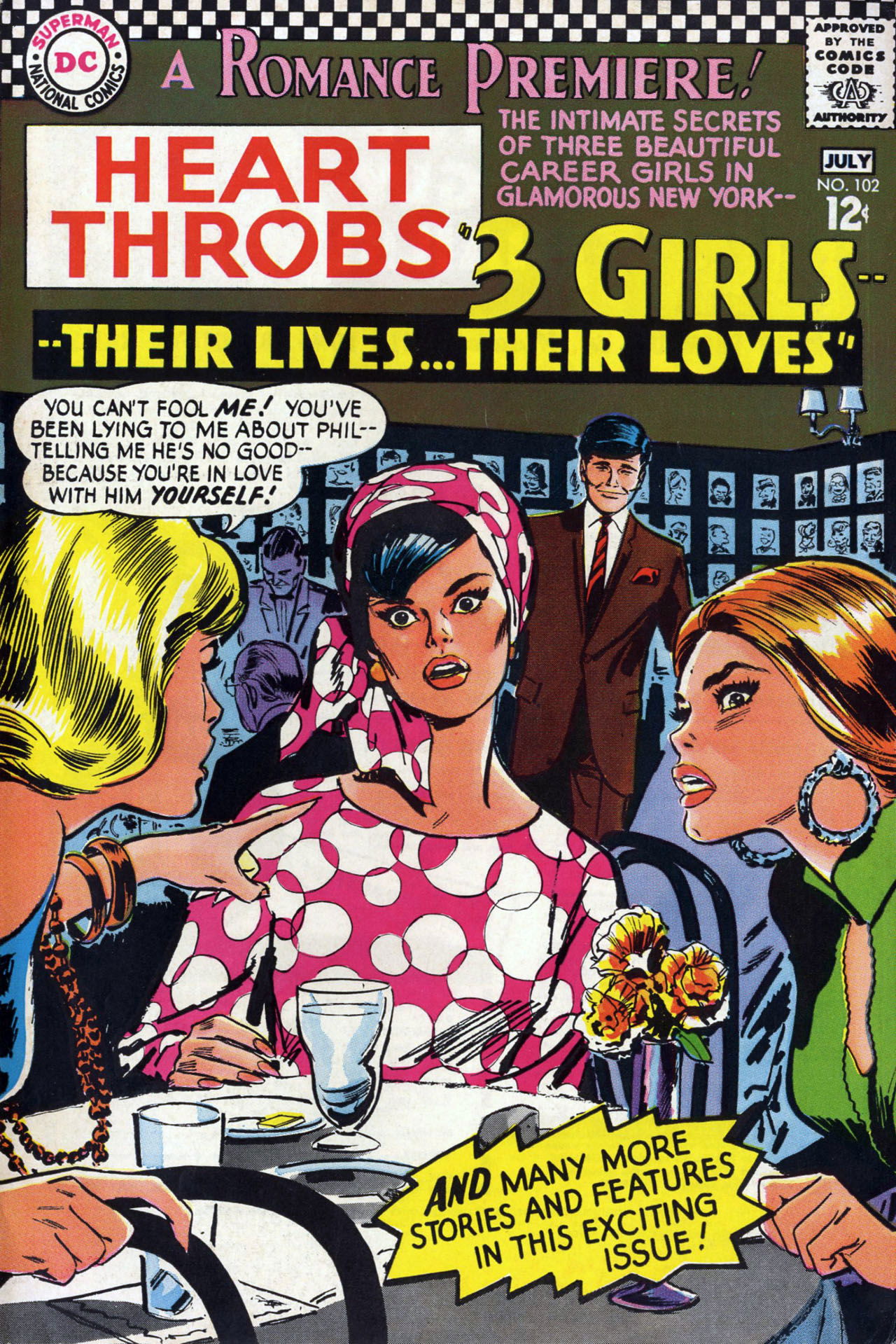 Heart Throbs (DC, 1957 series) #102 (June-July 1966)