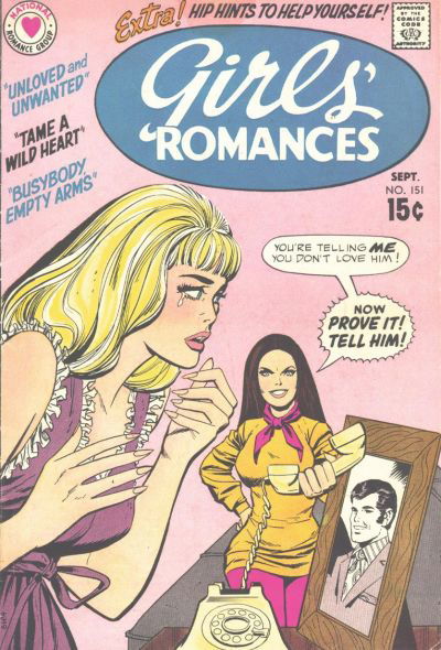 Girls' Romances (DC, 1950 series) #151 September 1970