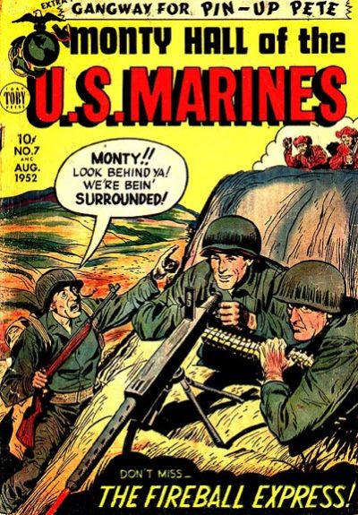 Monty Hall of the U.S. Marines  #7 (August 1952)