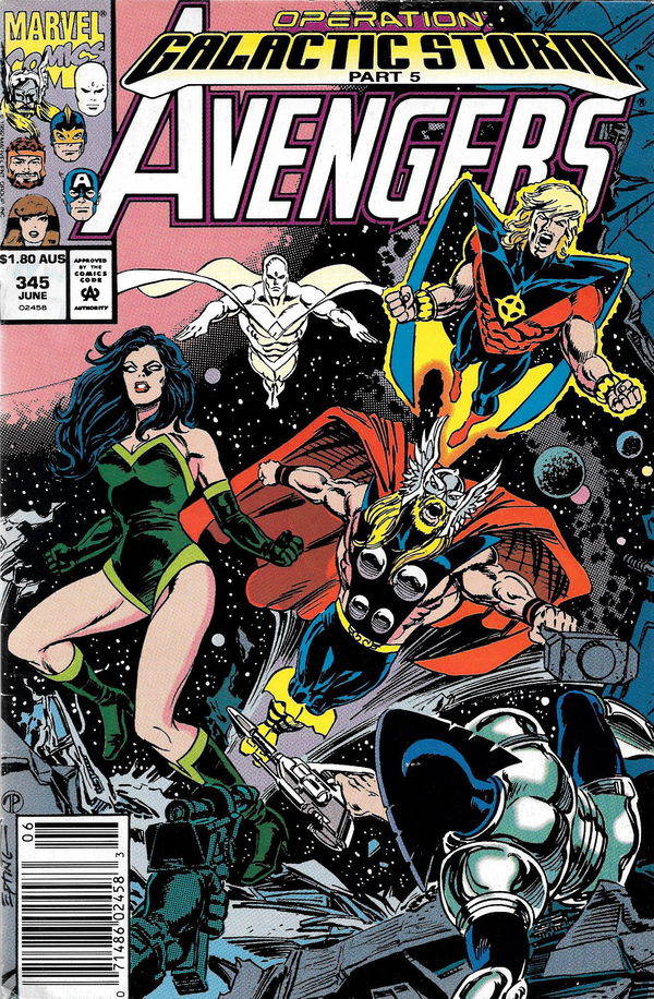 The Avengers (Marvel, 1991? series) #345 [] (June 1992) (June 1992)