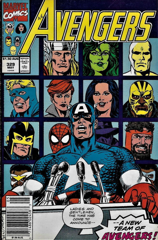 The Avengers (Marvel, 1991? series) #329 [] (May 1991) (May 1991)