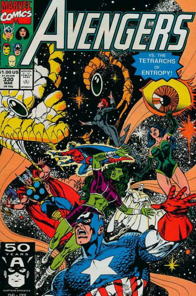 The Avengers (Marvel, 1963 series) #330 March 1991