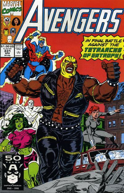 The Avengers (Marvel, 1963 series) #331 April 1991