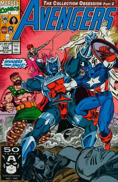 The Avengers (Marvel, 1963 series) #335 Early August 1991