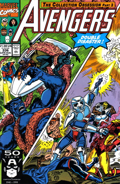 The Avengers (Marvel, 1963 series) #336 Late August 1991