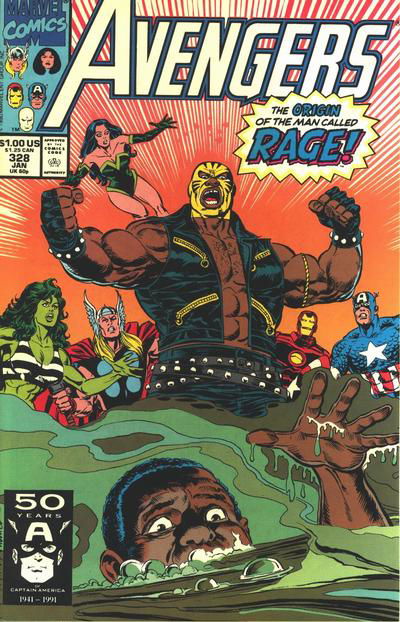 The Avengers (Marvel, 1963 series) #328 January 1991