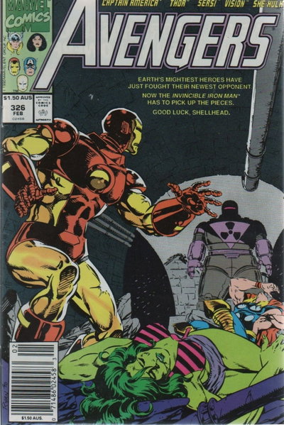 The Avengers  #326 (February 1991)