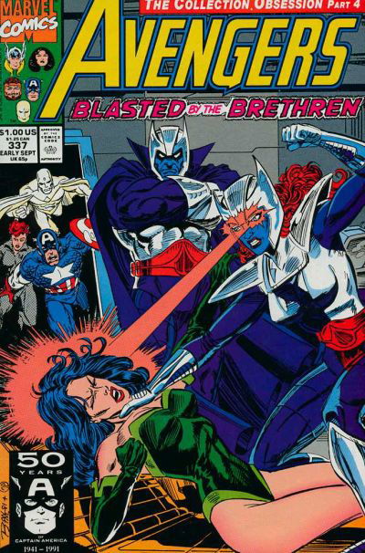 The Avengers (Marvel, 1963 series) #337 Early September 1991