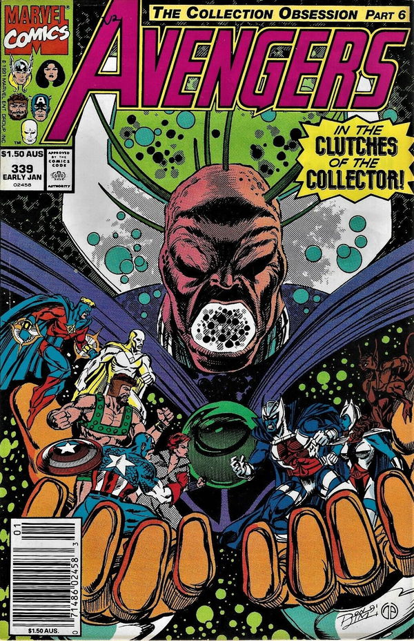 The Avengers (Marvel, 1991? series) #339 [] (Early January 1992) (Early January 1992)