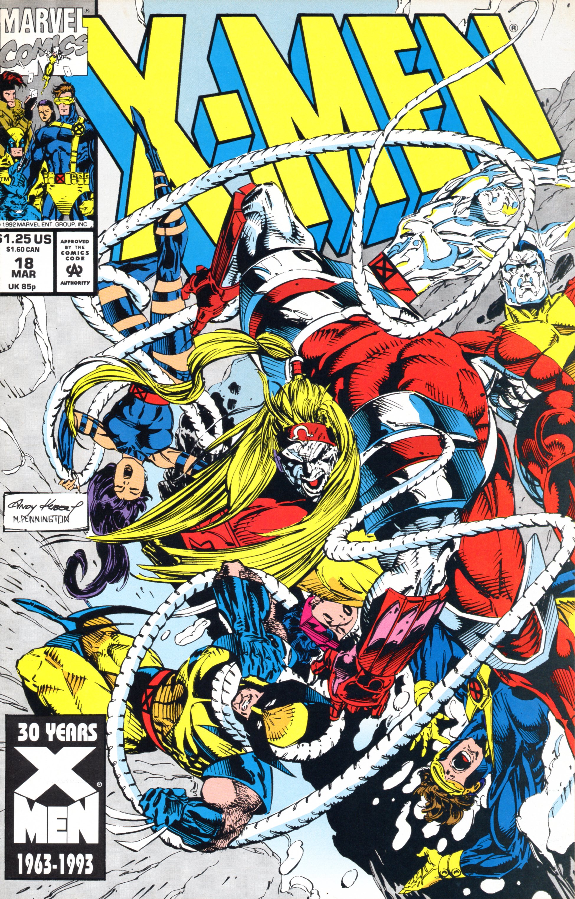 X-Men (Marvel, 1991 series) #18 (March 1993)
