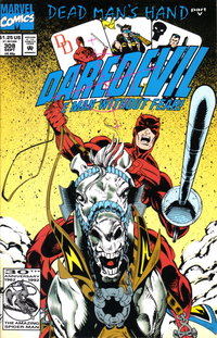 Daredevil (Marvel, 1964 series)  #308 (September 1992) — Dead Man's Hand Part V