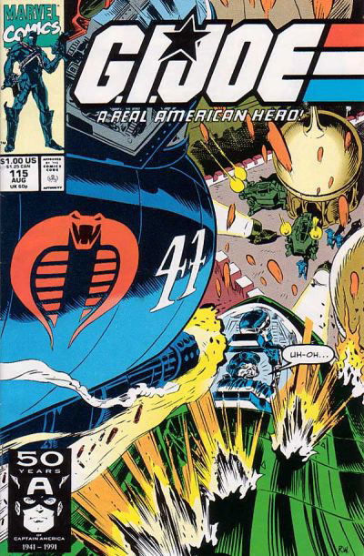 G.I. Joe, a Real American Hero (Marvel, 1982 series) #115 August 1991