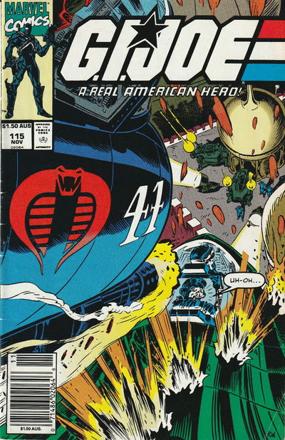 G.I. Joe, A Real American Hero (Marvel, 1991? series) #115 (November 1991)