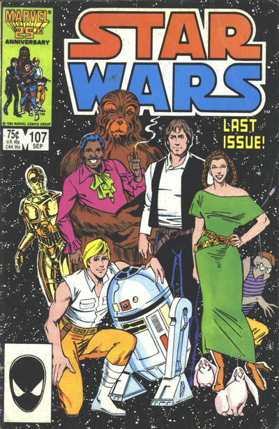Star Wars (Marvel, 1977? series) #107 (July 1986)