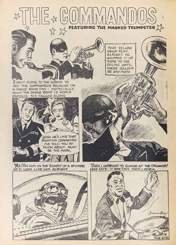 The Phantom Commando (Horwitz, 1959? series) #8 — The Commandos, Featuring the Masked Trumpeter (page 1)