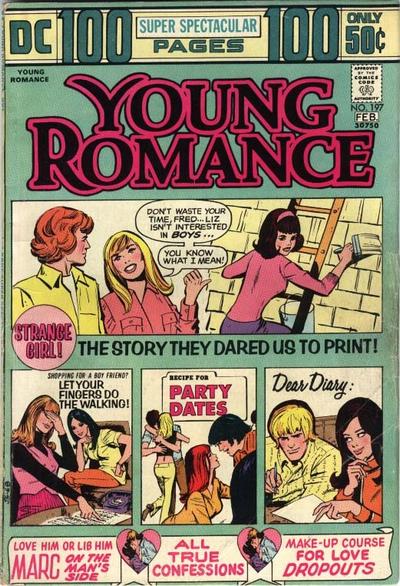 Young Romance (DC, 1963 series) #197 (January-February 1974)