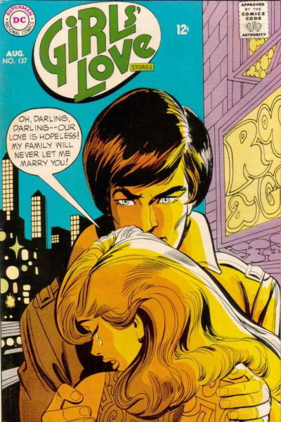 Girls' Love Stories (DC, 1949 series) #137 August 1968