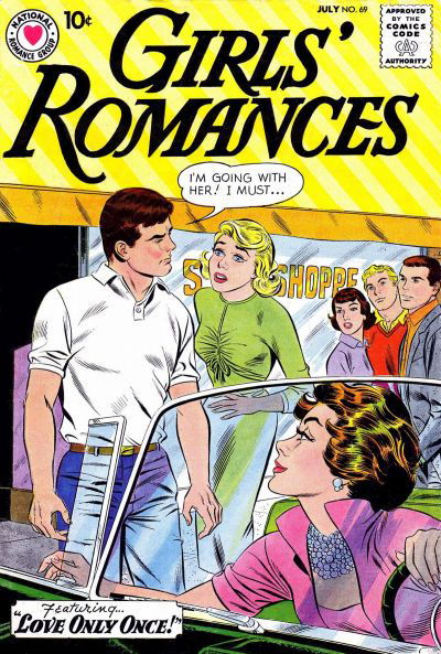 Girls' Romances (DC, 1950 series) #69 July 1960