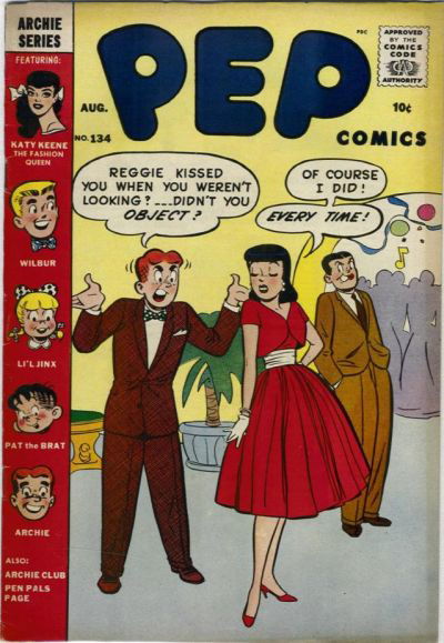 Pep Comics (Archie, 1940 series) #134 August 1959