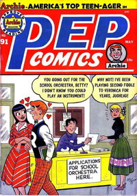 Pep Comics (Archie, 1940 series)  #91 (May 1952) — Untitled