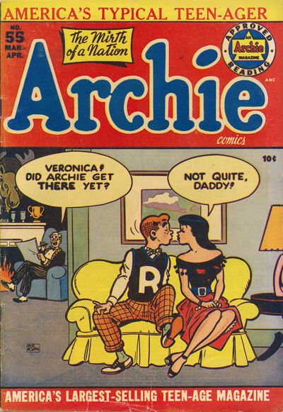 Archie Comics (Archie, 1942 series) #55 March-April 1952