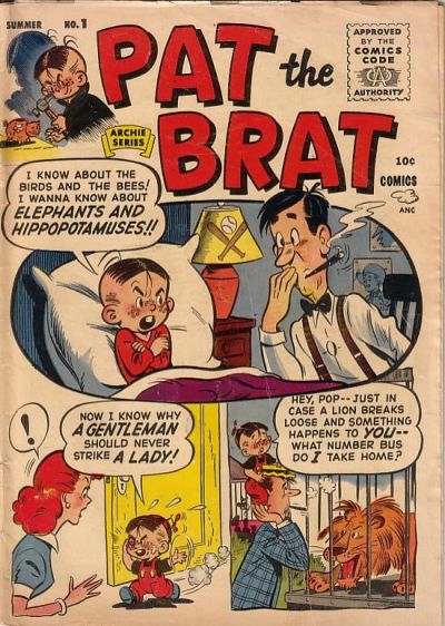 Pat the Brat  #1 (Summer 1955)