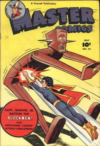 Master Comics (Fawcett, 1940 series)  #91 (May 1948) — Capt. Marvel Jr. Battles the Blockmen!