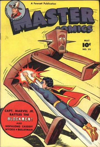 Capt. Marvel Jr. Battles the Blockmen!