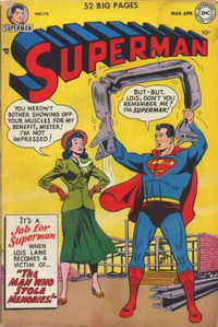 Superman (DC, 1939 series) #75 March-April 1952