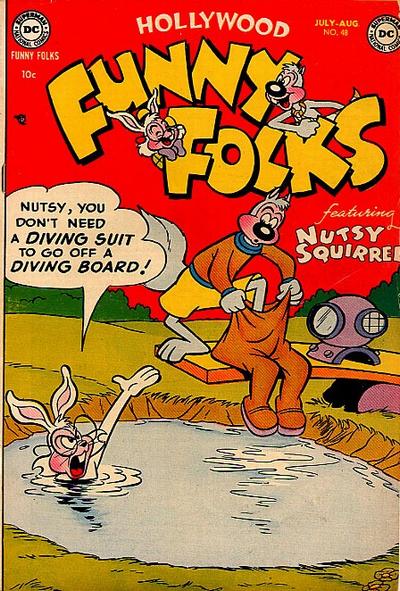 Hollywood Funny Folks  #48 (July-August 1952)