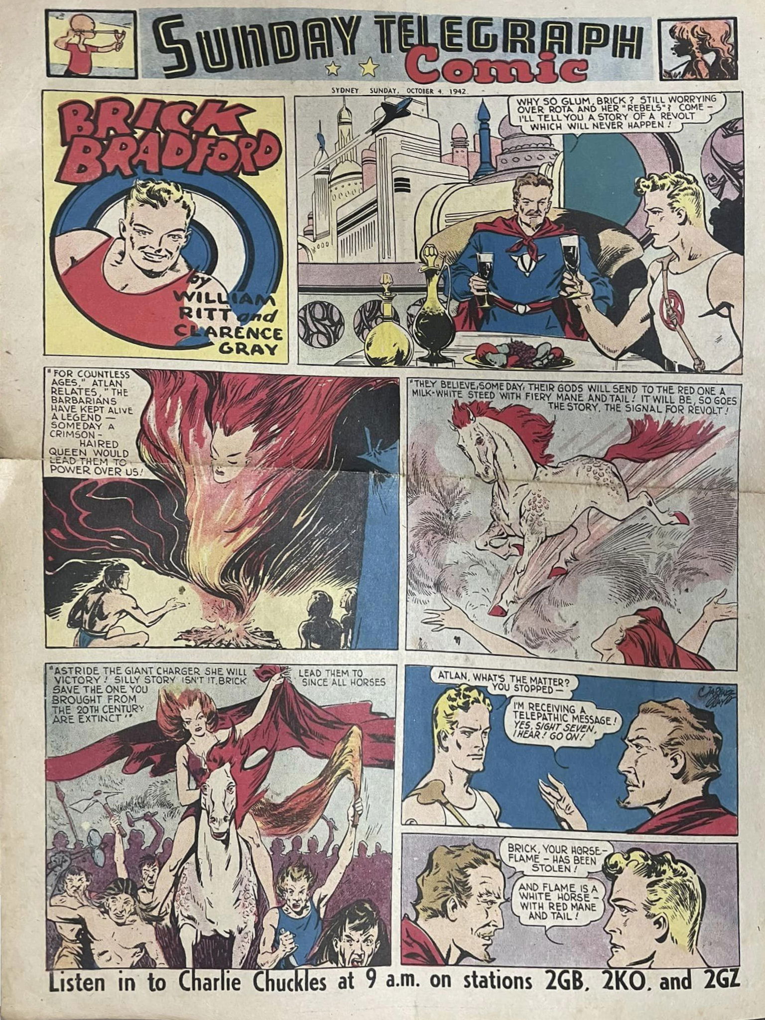 Sunday Telegraph Comic (Consolidated Press, 1940? series) 4 October 1942 ([4 October 1942?])