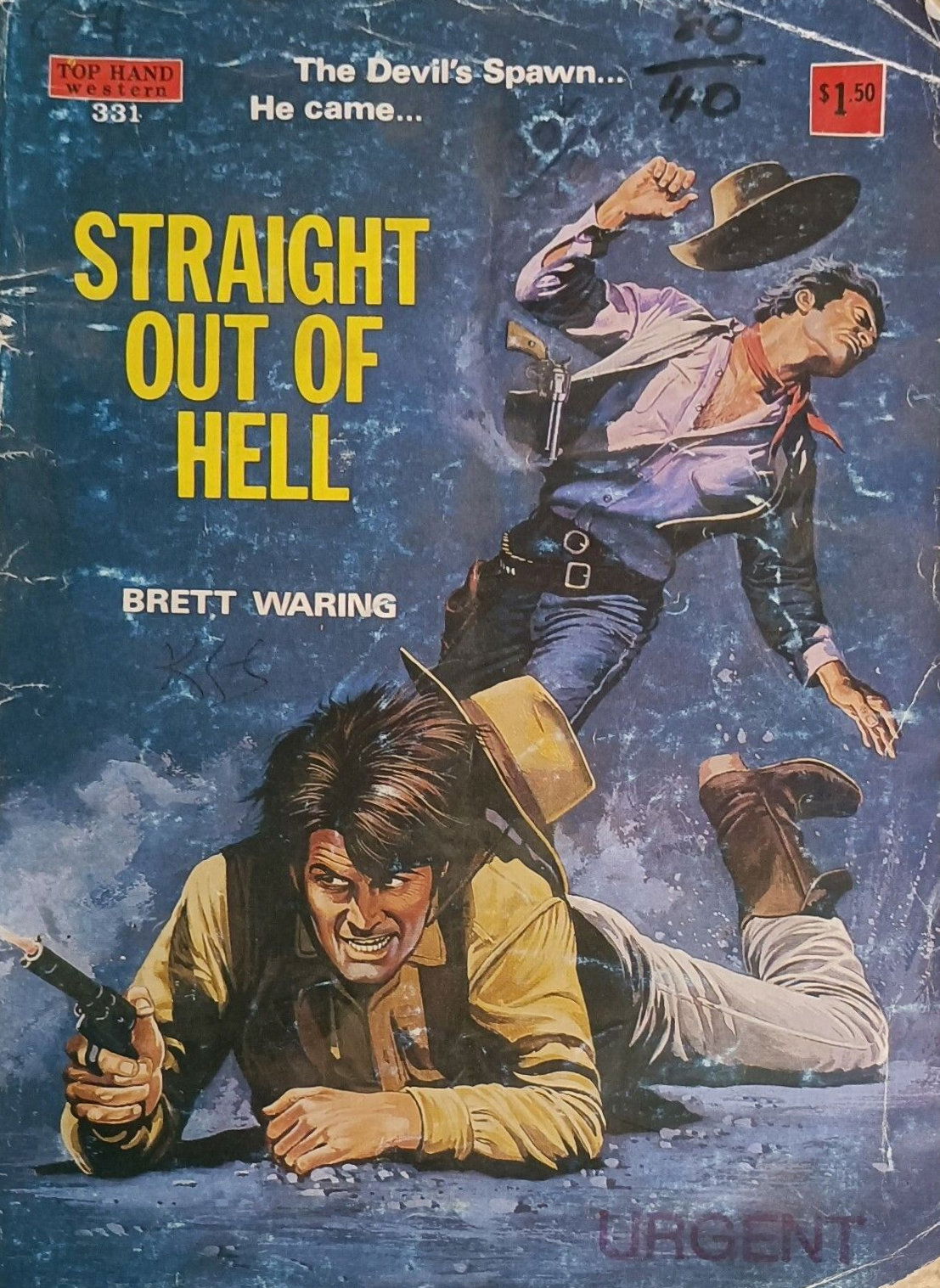 Top Hand Western (Cleveland, 1960? series) #331 — Straight out of Hell ([1974?])
